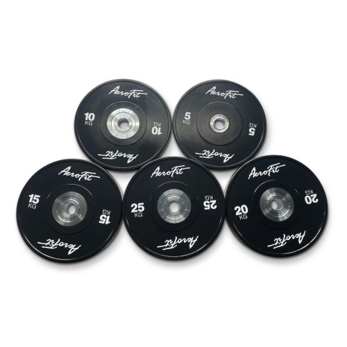 Aerofit AFBD 20 кг бамперные диски для кроссфита, черные