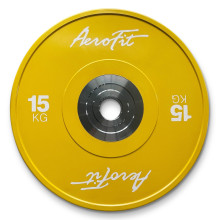 Aerofit AFBDC 15 кг бамперные диски для кроссфита, цветные