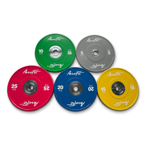 Aerofit AFBDC 10 кг бамперные диски для кроссфита, цветные