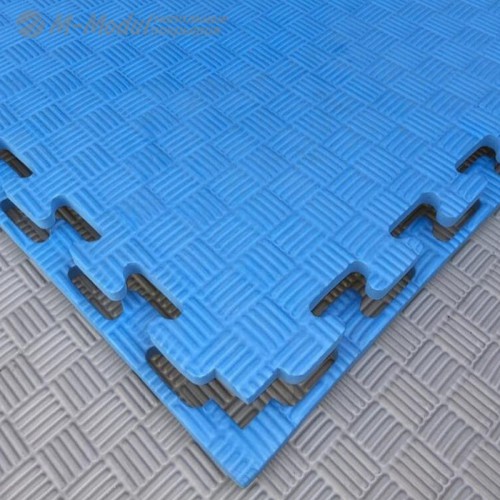 Мягкий модульный пол для детских игровых комнат 100x100 см, толщина 1,2 см синий