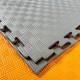 Мягкий модульный пол для детских игровых комнат 100x100 см, толщина 1,2 см серый