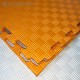 Мягкий модульный пол для детских игровых комнат 100x100 см, толщина 1,2 см оранжевый