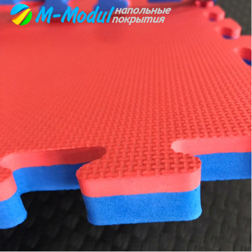 Будо-мат 100x100 см., толщина 4 см, тиснение плетенка