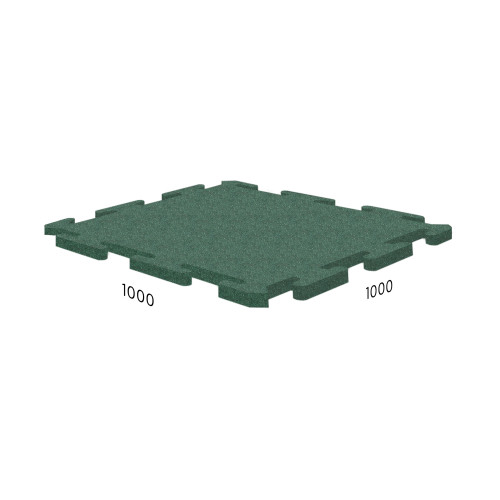 Резиновое покрытие Rubblex Active Puzzle 1000x1000