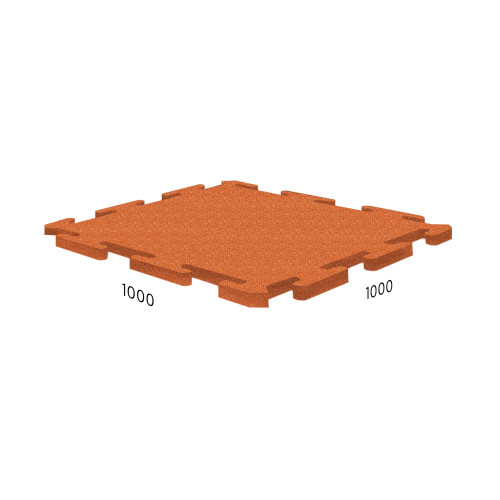 Резиновое покрытие Rubblex Active Puzzle 1000x1000