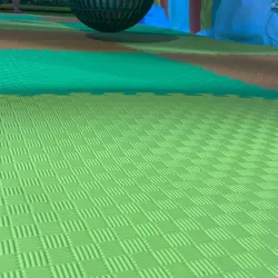 Мягкий модульный пол для детских игровых комнат 100x100 см., толщина 1,2 см